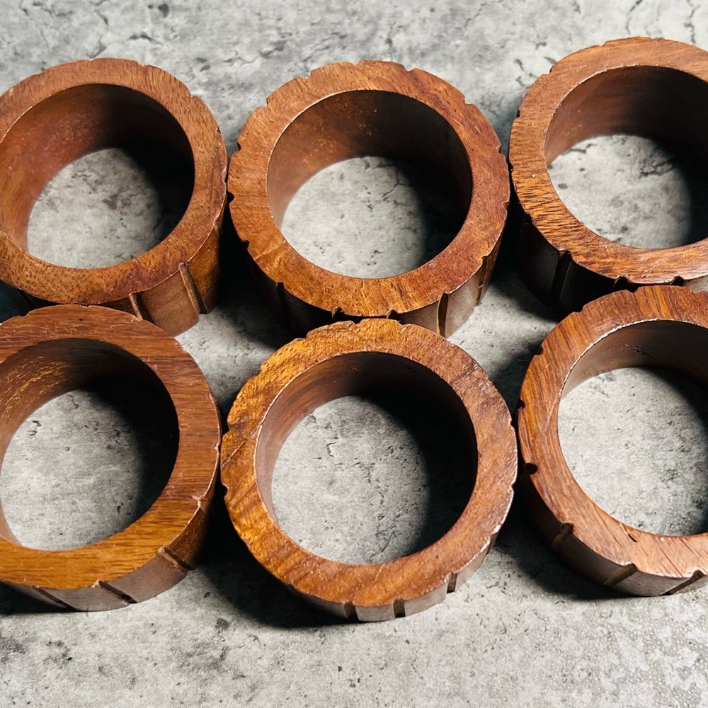 Wayfair Wood Napkin Ring (set of 6)